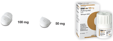 Siklos® 100 mg - Box and pills